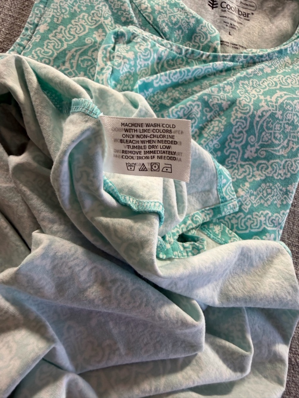 Coolibar Women's Oceanside Tank Dress size large - Picture 7 of 9